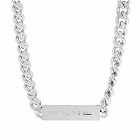 1017 ALYX 9SM Women's ID Necklace in Silver