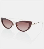 Valentino Stud embellished cat-eye sunglasses