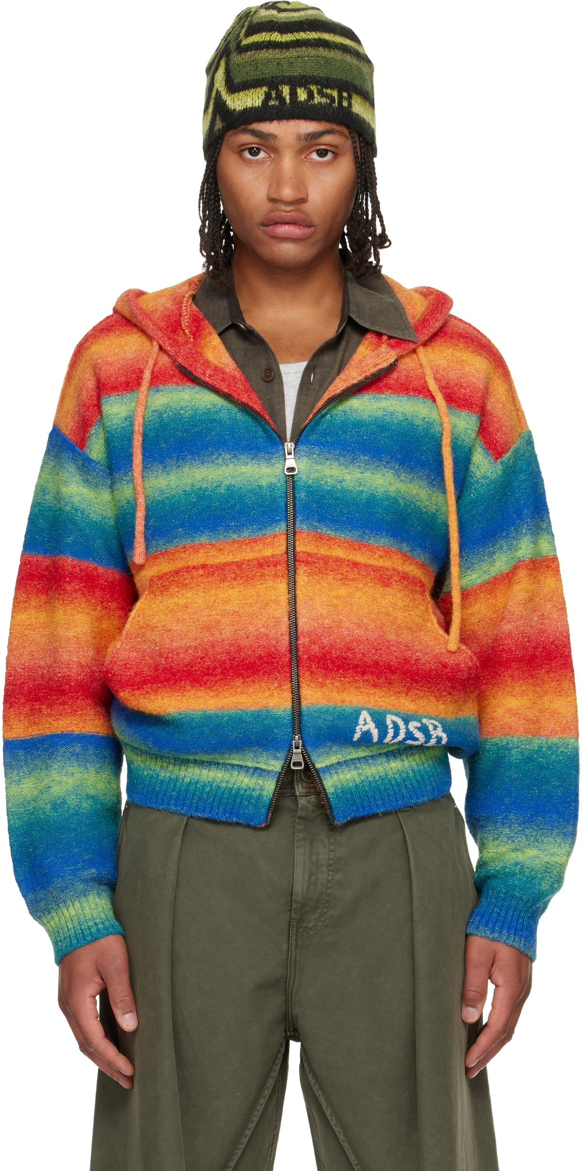 Andersson Bell Orange & Blue Gradient Hoodie