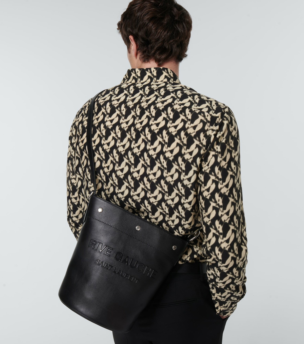 Saint Laurent - Rive Gauche leather bucket bag Saint Laurent