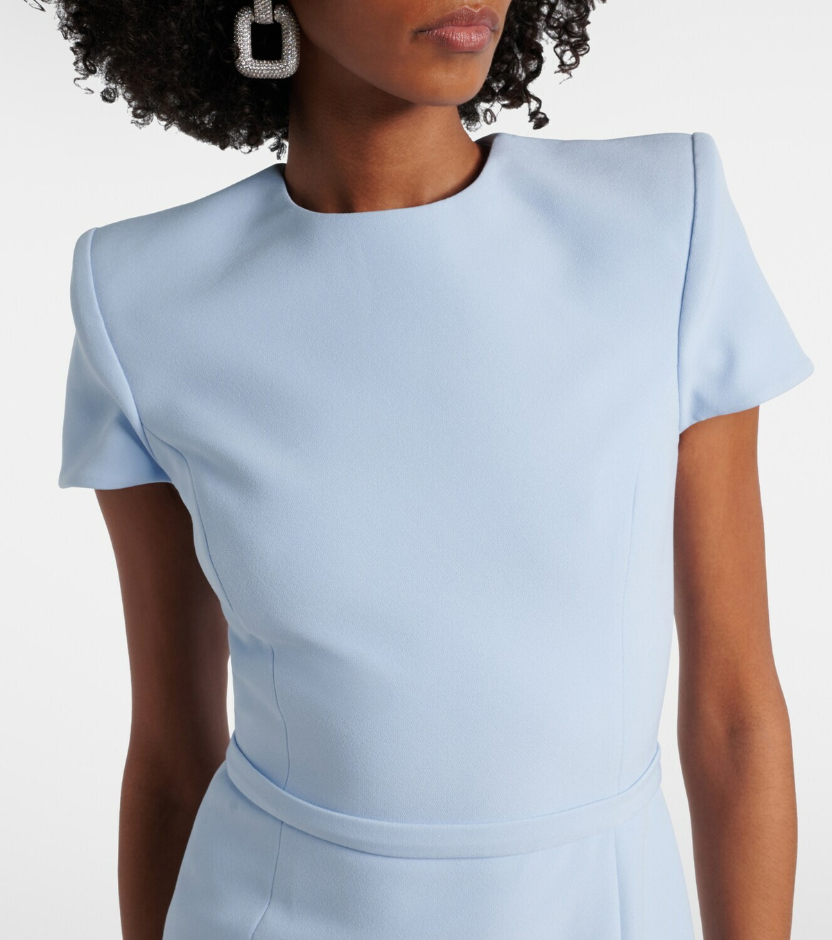 Safiyaa Parker crêpe gown