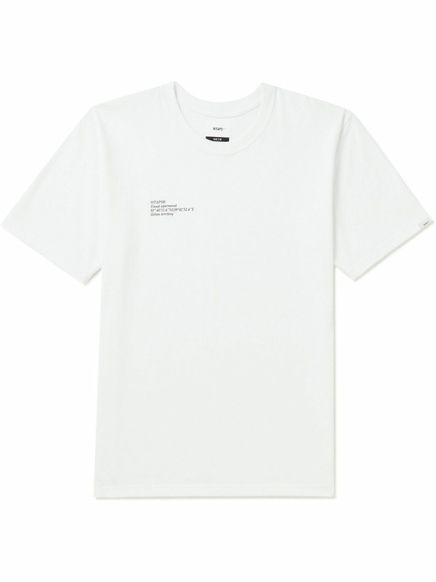 Photo: WTAPS - System Logo-Print Cotton-Jersey T-Shirt - White