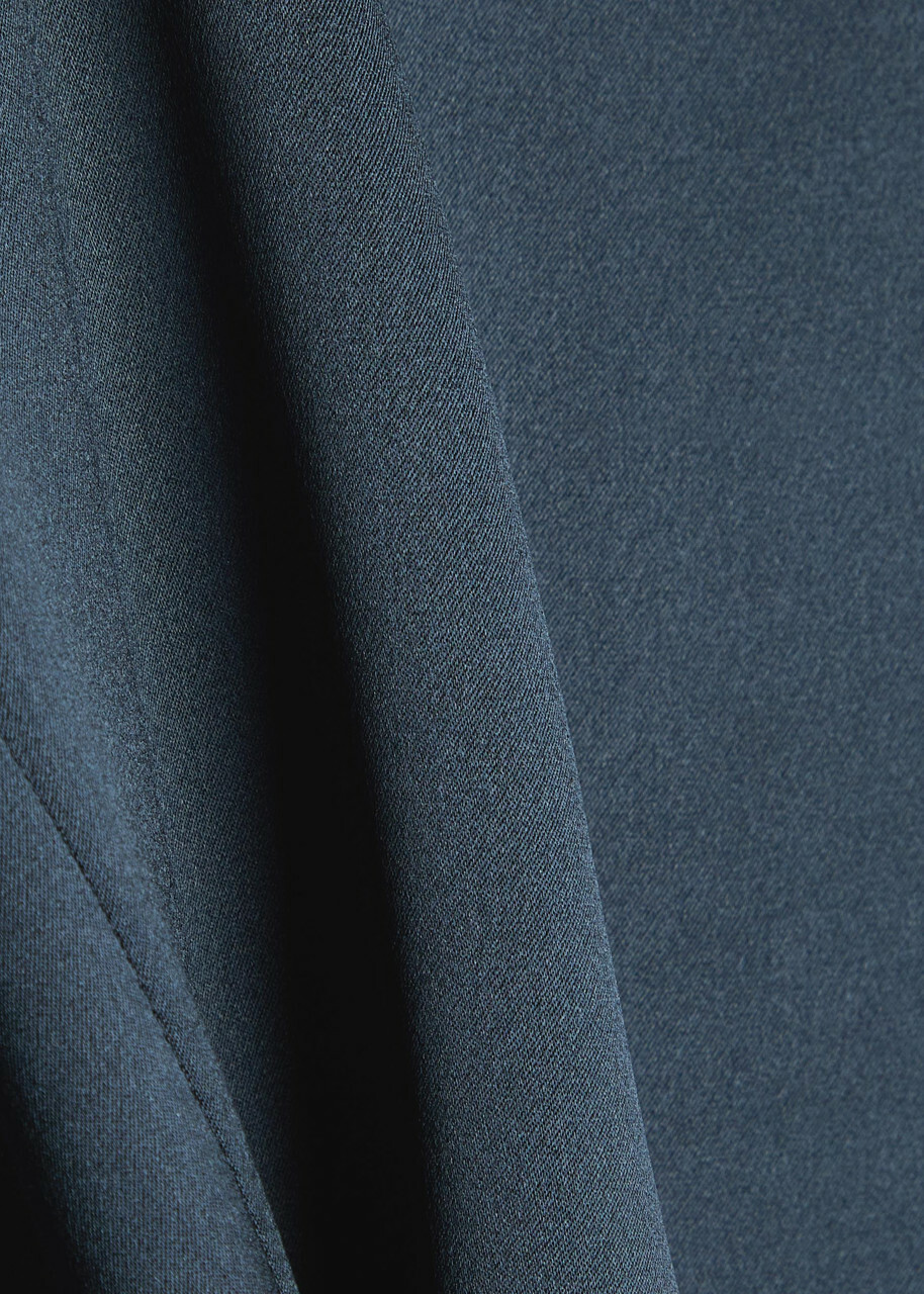 Joseph Archer Belted Wrap Silk Jacket Indigo