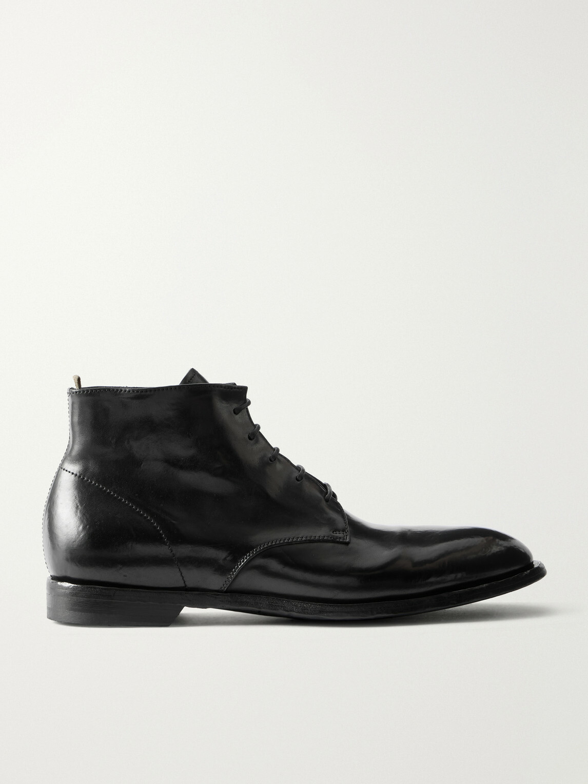 Officine Creative - Sound 013 Leather Lace-Up Boots - Black