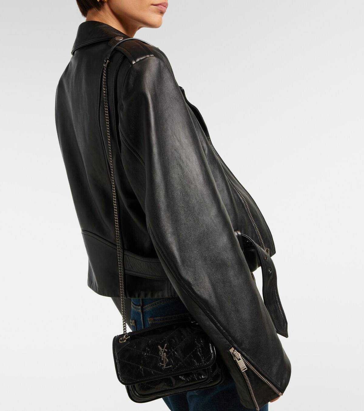 Saint Laurent Niki Mini leather shoulder bag