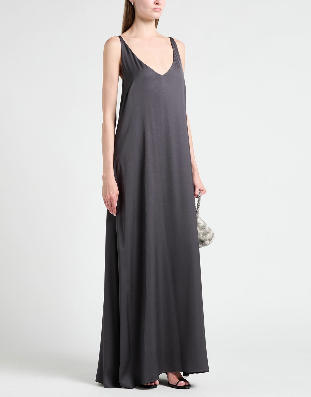 Peserico Womens Maxi dress Charcoal