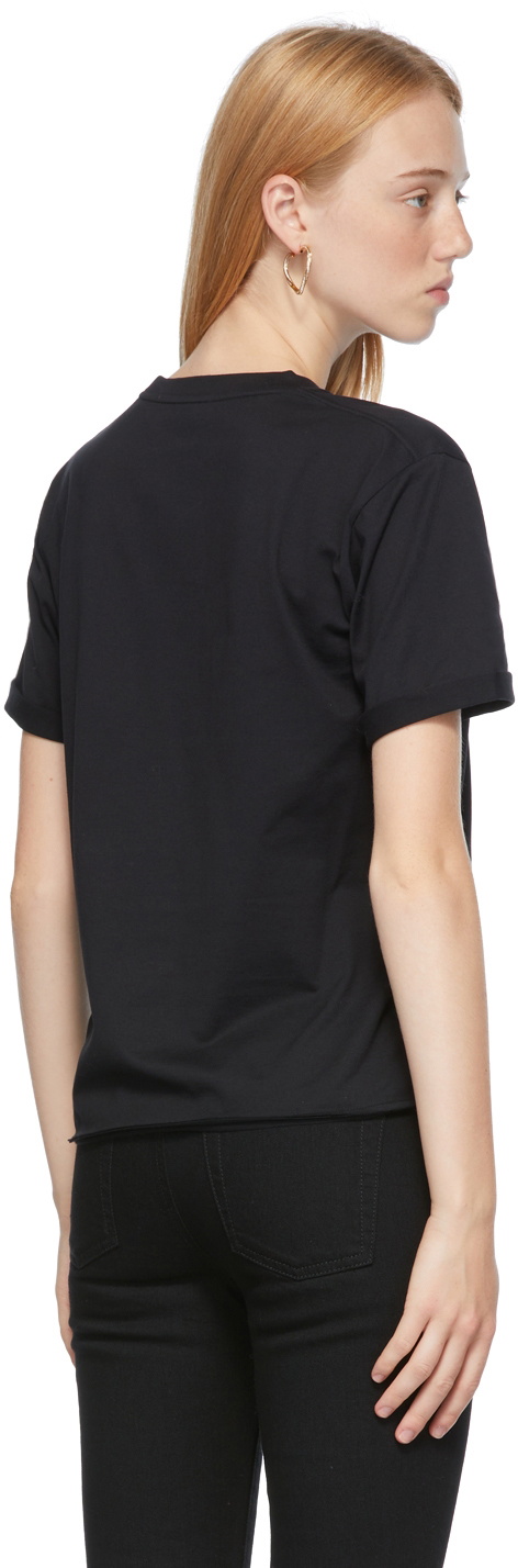 Tシャツ・カットソー RIVE GAUCHE T-SHIRT Saint Laurent White Rive Gauche Logo T-Shirt – Zoo Fashions