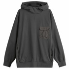 Snow Peak Men's Insect Shield Hoodie in Charcoal