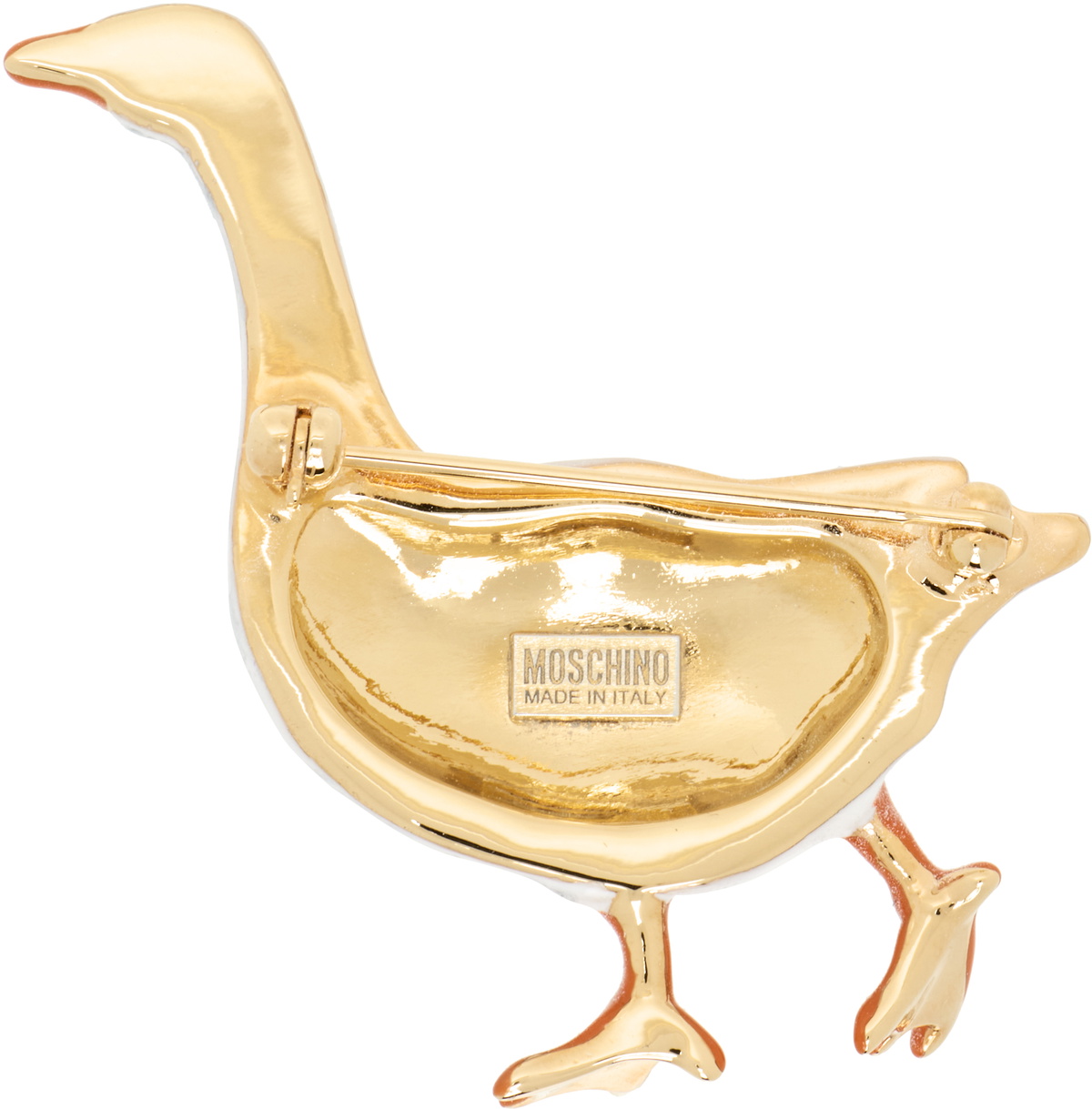 Moschino Goose Brooch