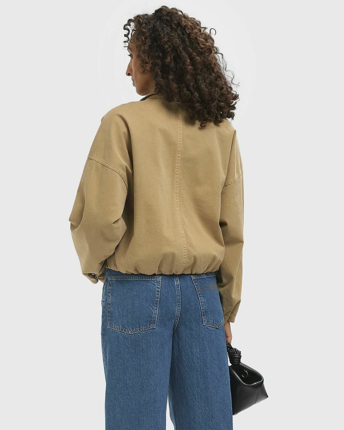 CLOSED SIGNATURE JACKET Beige Womens Windbreaker