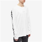 1017 ALYX 9SM Men's Long Sleeve Oversized T-Shirt in White