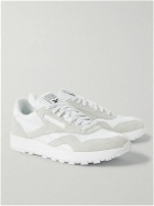 Reebok - Maison Margiela Project 0 Shell, Suede and Leather Sneakers - White