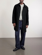 Stone Island - STONE ISLAND GHOST David Tech-Canvas Coat - Black