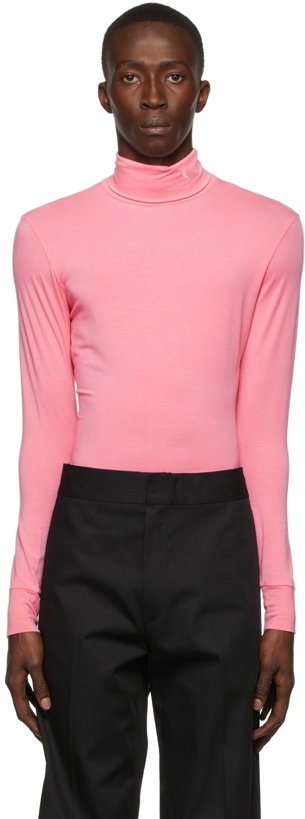 Photo: Raf Simons Pink Uni Turtleneck