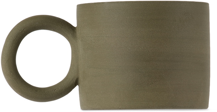 Photo: Ekua Ceramics SSENSE Exclusive Green Circle Mug