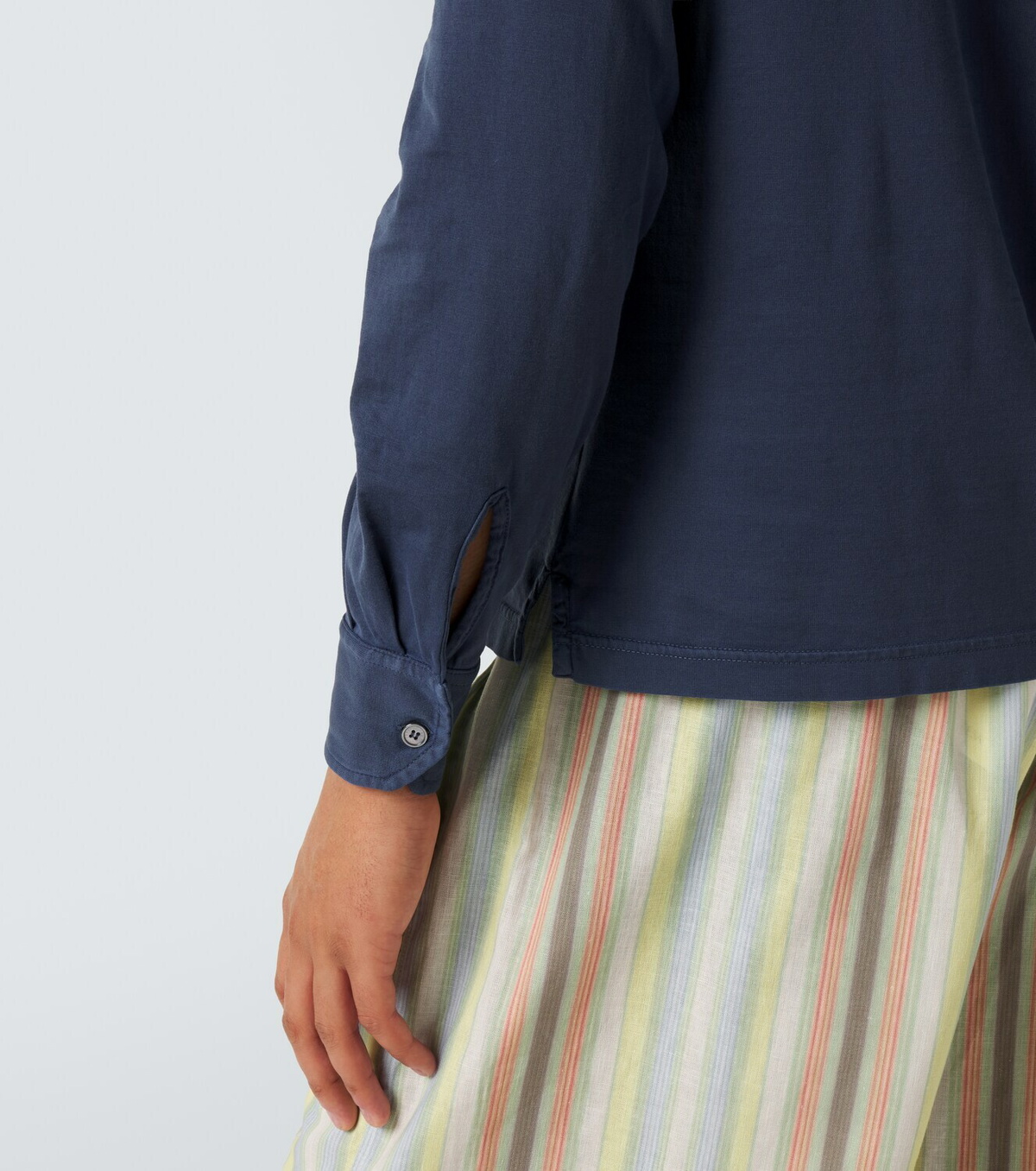 Fedeli Cotton piqué polo shirt