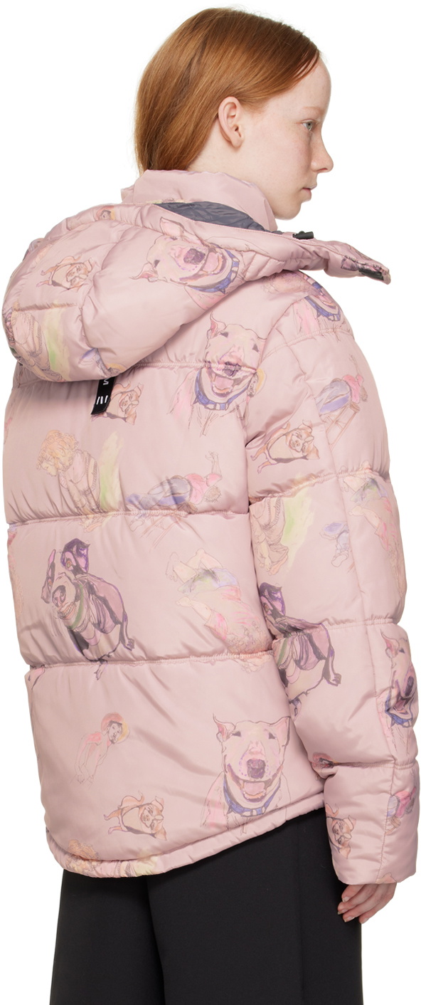 The Very Warm Pink Hooded Puffer Jacket