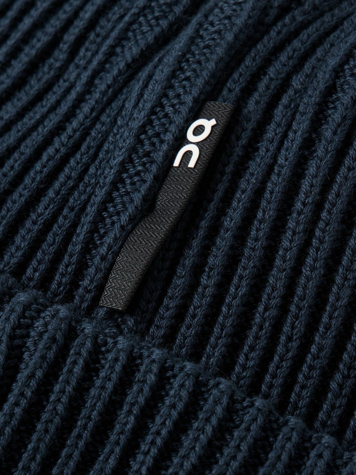 ON - Studio Logo-Appliquéd Ribbed Cotton-Blend Beanie