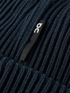 ON - Studio Logo-Appliquéd Ribbed Cotton-Blend Beanie