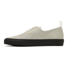 Common Projects Grey Suede Four Hole Sneaker