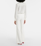 Roland Mouret Crêpe wide-leg pants