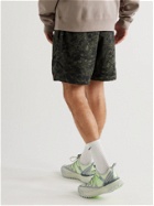 Nike - NRG ACG Wide-Leg Camouflage-Print Belted Nylon Shorts - Green