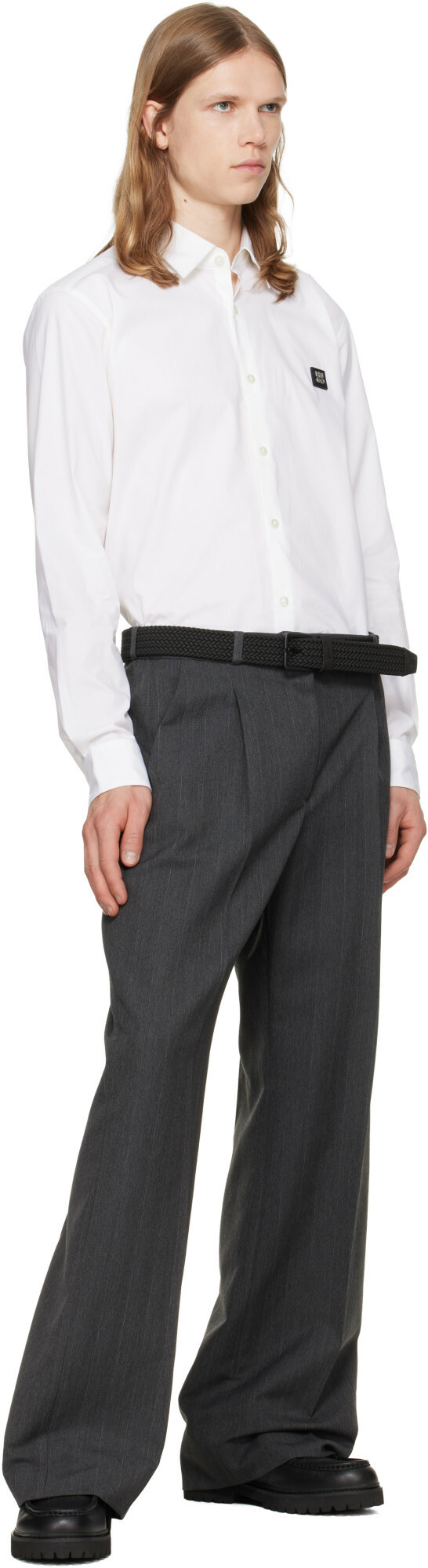 Hugo Black Braided Belt