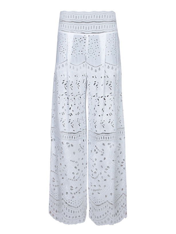 Photo: Ermanno Scervino White Sangallo Trousers