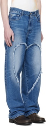 Carne Bollente Blue 'Love Pants Gone Wild' Jeans