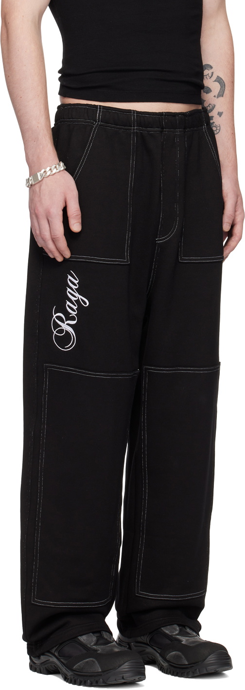 Raga Malak Black Zipo Lounge Pants