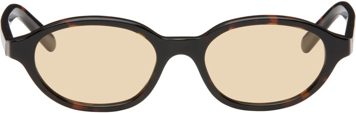 Photo: MM6 Maison Margiela Brown 2 Sunglasses