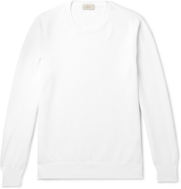 Photo: Altea - Ribbed Cotton Sweater - White