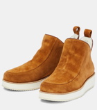 Gabriela Hearst Harry shearling-lined suede ankle boots