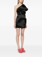 Marques'Almeida Satin Draped Mini Dress
