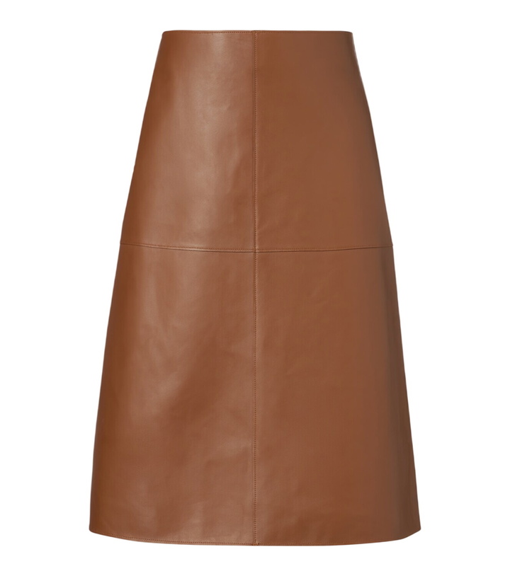 Photo: Joseph Niven leather midi skirt