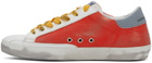 Golden Goose White & Red Ripstop Super-Star Sneakers