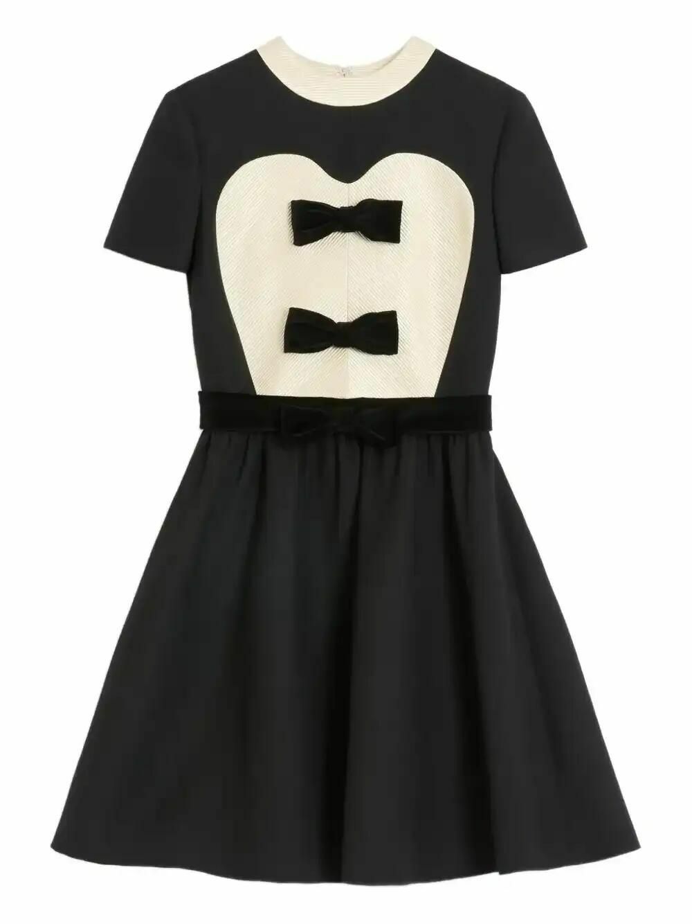 【送料&関税込】Valentino White And Black Mini Dress Valentino White And Black Mini Dress | italist
