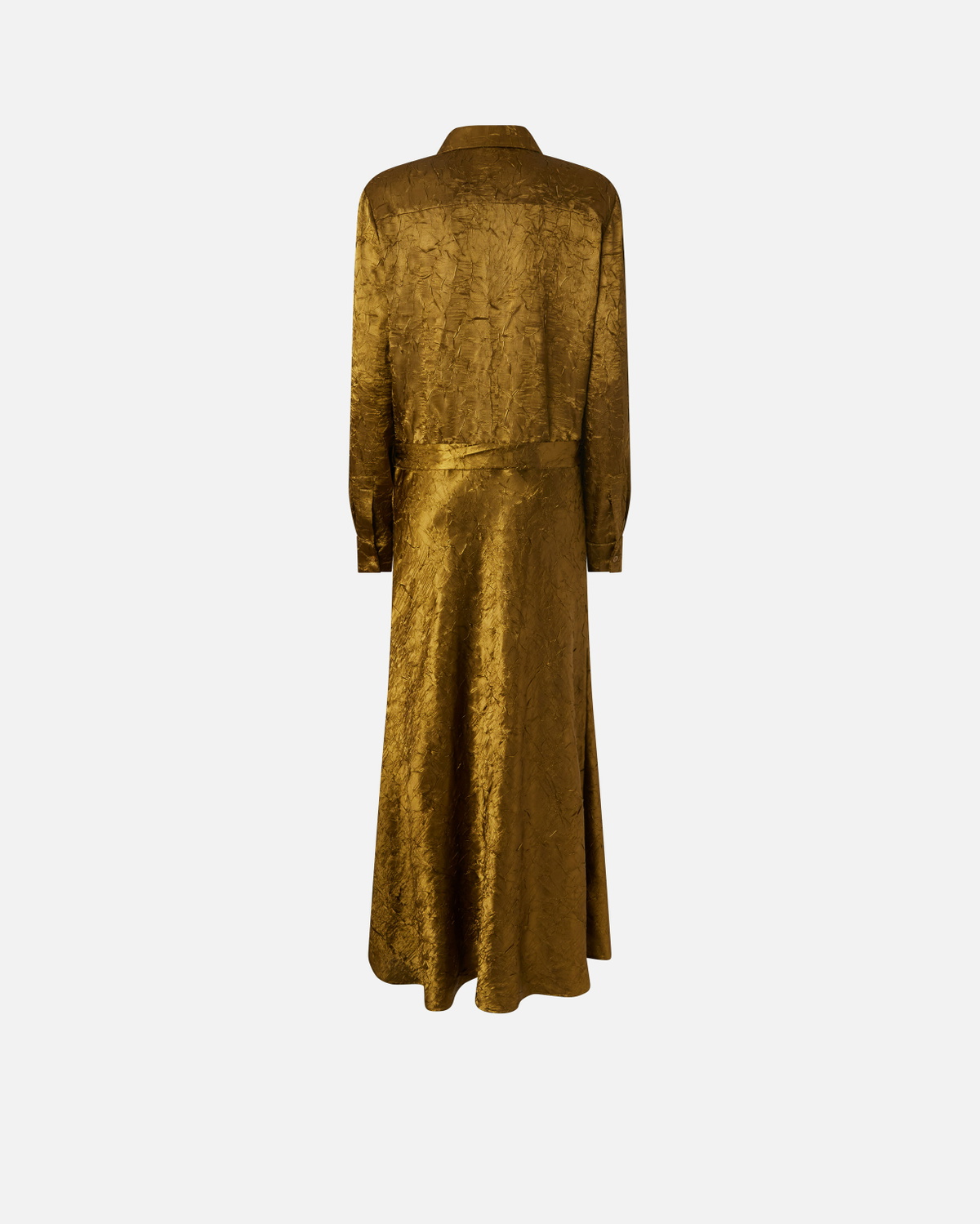 slim fit dress slacks The Hammered Satin Shirt Dress main image 0