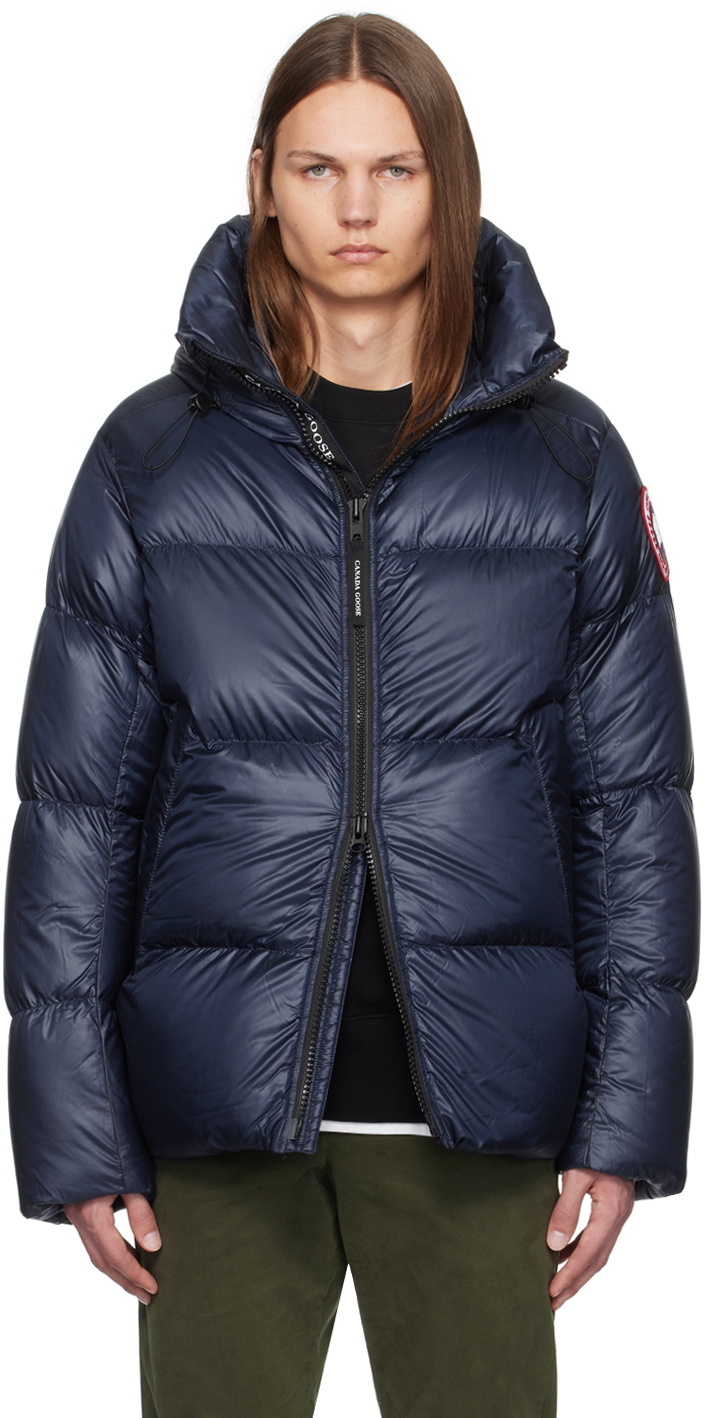 Canada Goose Navy Crofton Puffer Down Jacket