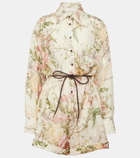 Zimmermann Waverly floral silk romper