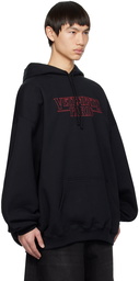 VETEMENTS Black Printed Hoodie