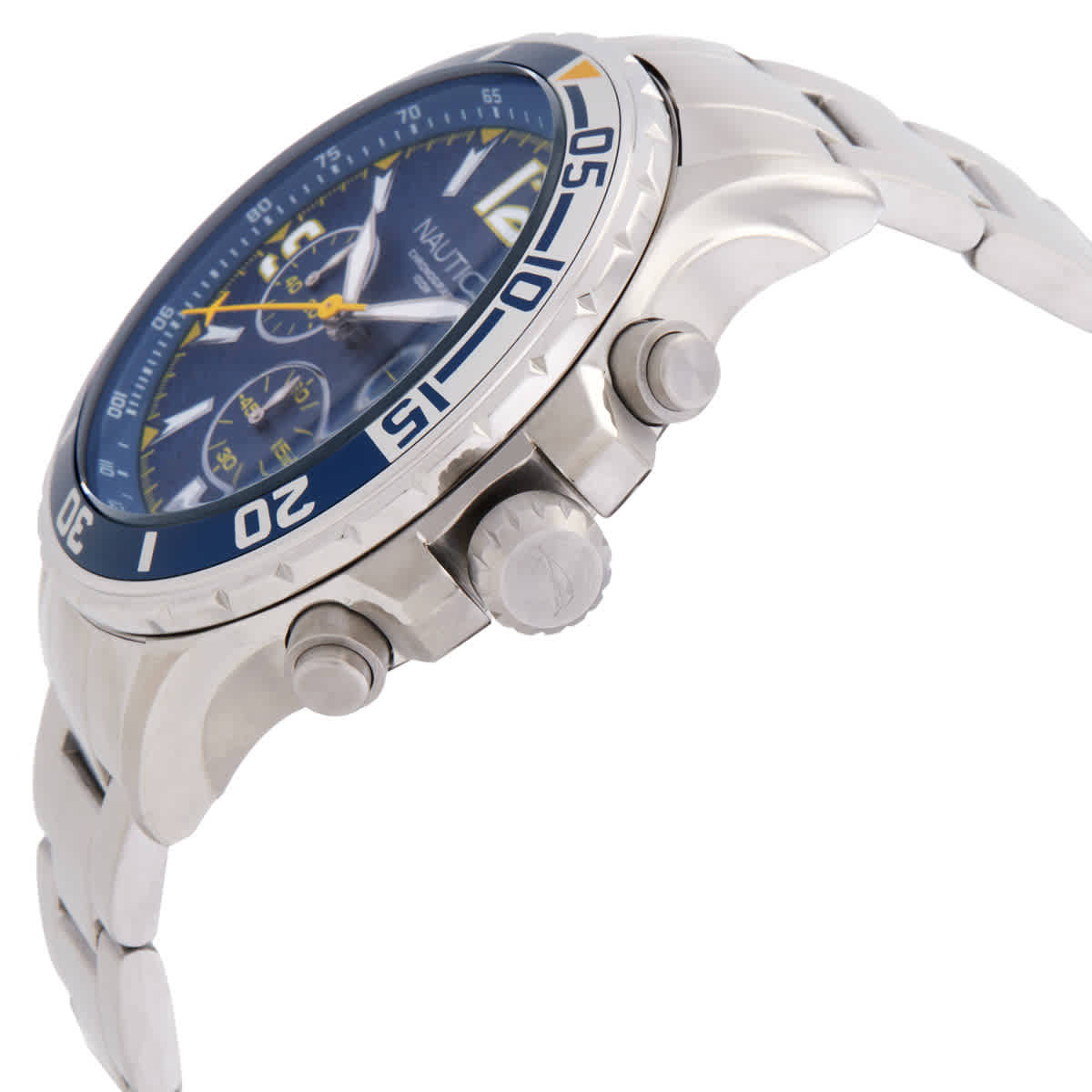 Nautica Chronograph Quartz Blue Dial Mens Watch NAPNSS219