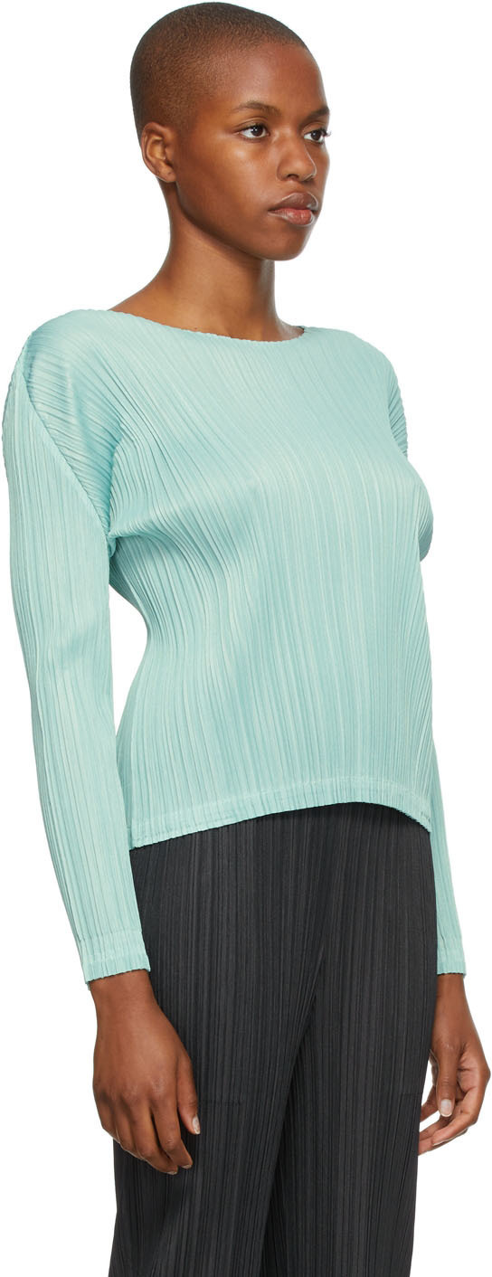 Pleats Please Issey Miyake Mellow Pleats Crewneck Sweater Pleats