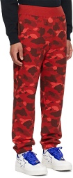 BAPE Red Camo Lounge Pants