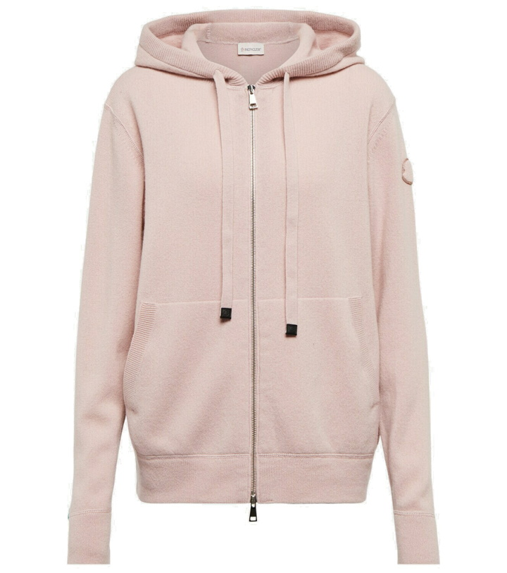 Photo: Moncler - Wool and cashmere zipped hoodie