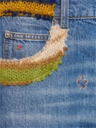 MARNI - Straight Cotton Denim Jeans W/mohair