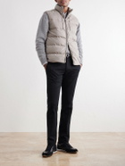 Slowear - Montedoro Quilted Wool-Blend Down Gilet - Neutrals