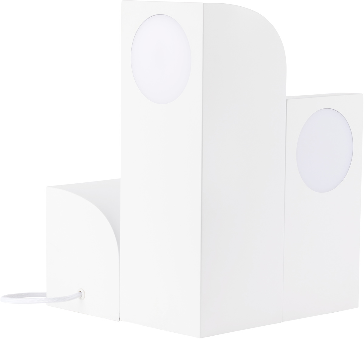 Curves by Sean Brown White Kuzco Edition Gypsum Table Lamp