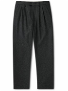 NN07 - Fritz 1078 Pleated Twill Trousers - Gray