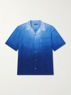 Blue Blue Japan - Camp-Collar Dégradé Woven Shirt - Blue